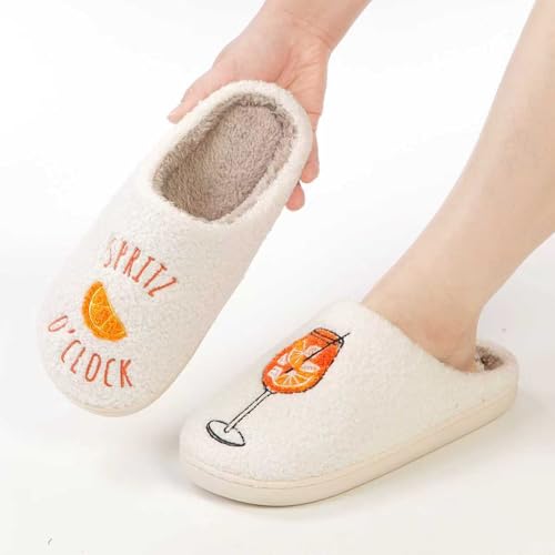 Image of Cute Animal Slippers for Women Man Cartoon Animal Slippers for Woman Fuzzy Memory Foam Winter Warm Fluffy Shoes