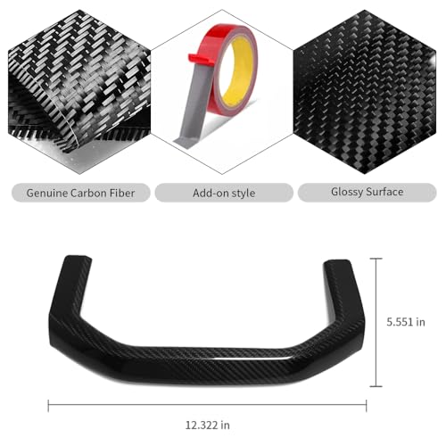 Marco de Portavasos Trasero Fibra de Carbono Jogon para Dodge Ram TRX miniatura 5