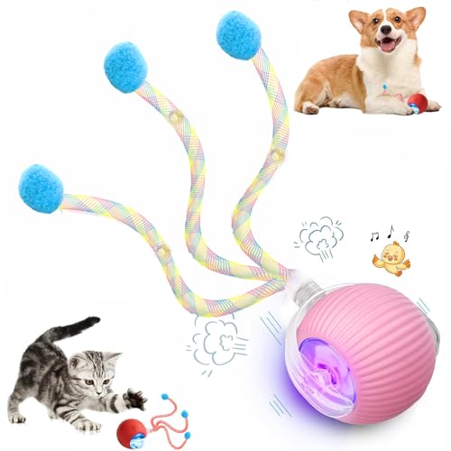 Speed 2.0 Tail Interactive Cat Toys for Indoor Cats, Chirping