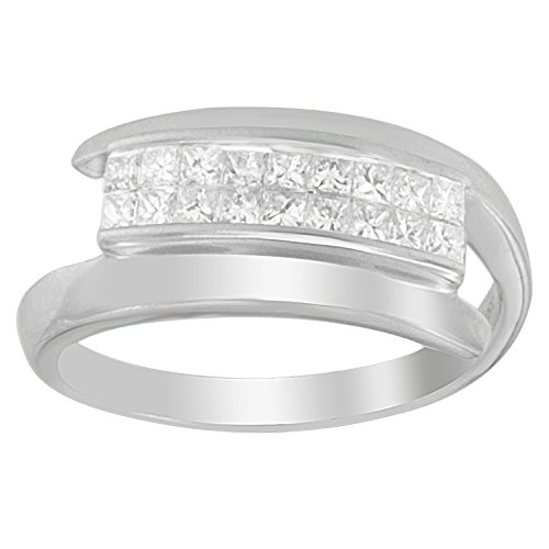Original Classics 14K White Gold Princess Cut Diamond Ring (1/2 Cttw, H-I Color, SI1-SI2 Clarity) - Size 6-3/4