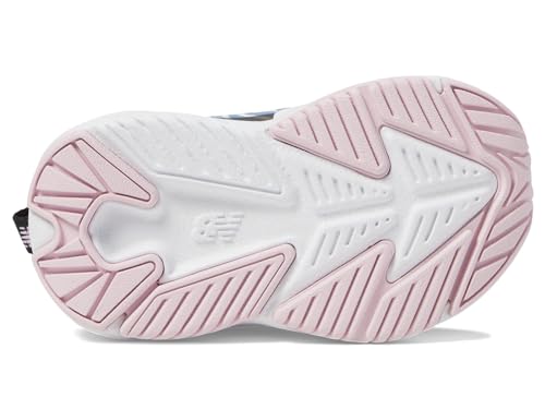 New Balance Baby ITRAVBL2 Running Shoe, Black/Blue Laguna/Light Raspberry, 4 Wide US Unisex Infant3