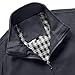 KUDORO Herren leichte Jacke für Frühling Sommer Reißverschluss Outdoor Jacke Casual Bomber Einfarbige Winddichte Jacke Halskette Mann Jacke Aviator Thin Classic Casual(Schwarz,L)