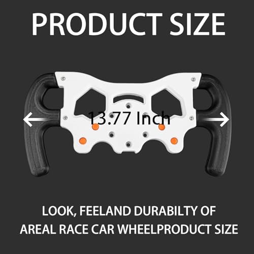 Image of F1 Racing Wheel Mod Kit for Logitech G29 G920 G923, Professional Simulator Upgrade, Ergonomic Controls & Quick-Install Bracket, Gift for Sim Racer or Motorsports Enthusiast (Black)