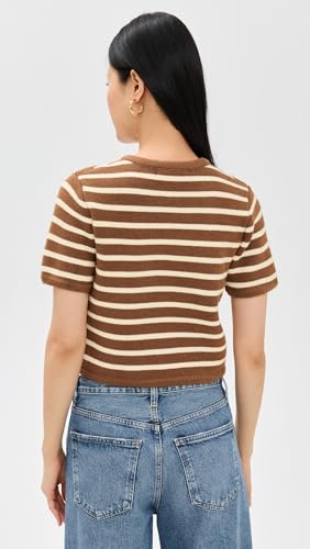 English Factory Women's Knit Striped Sweater Cardigan3