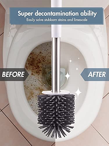 SimplyHome-2-Way-Toilet-Brush-with-Ventilated-Holder-with-Silicone-and-Bristle-Brushes-for-Toilet-Cleaning-Device-with-a-Holder-with-Aluminum-Handle-1-Set-White