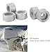 Stylebest 5 Pack Round Zinc Anode Block, Oxidation Resistant, 55321 87J01 Replacement for Suzuki 4T Outboard Motor - Marine Boat Protection Accessory, Stylebest3v5yneridp