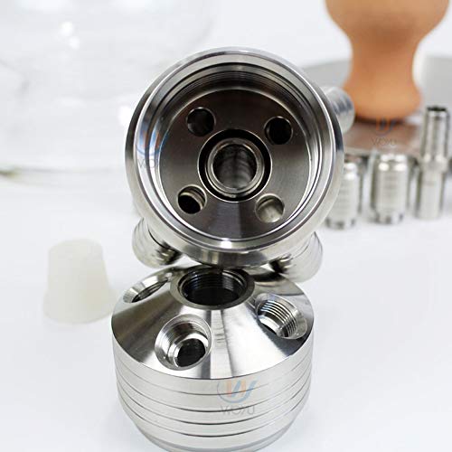 Mr. Hao Shisha Wasserpfeife Narghile Pfeife mit 1 Schlauch, Party Smoking Set Ohne Nikotin – Bild 8