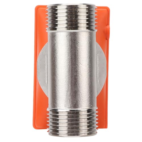 Misuratore di Portata D'acqua Digitale Sensore di Flusso in Acciaio Inossidabile Misuratore di Portata D'acqua a Resistenza Agli Alcali Acidi per Irrigazione di Terreni Agricoli con Tubo Giardino