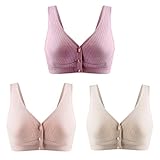 FEOYA DAMEN SCHWANGERSCHAFTS STILL-BH STILLEN MUTTERSCHAFT BH FÜR FRAUEN SOFT CUP STILLEN-BHS 3PCS
