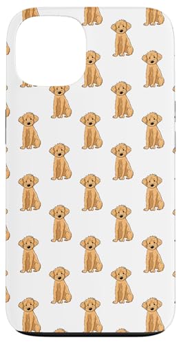 iPhone 13 White Pattern Doodle Dog Gifts Labradoodle Goldendoodle Case