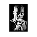 Produktbild heshunxing Tupac  Betendes Poster, dekoratives Gemälde, Leinwand, Wandkunst, Wohnzimmer, Poster, Schlafzimmer, Malerei, 50 x 75 cm