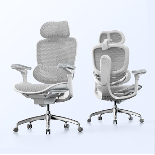 SIHOO Doro C300 V2 Ergonomic Office Chair, Mesh Desk Chair with 8D Armrests and Swivel Lumbar Support, Computer Chair with 3D Headrest, Tilt for Home Office