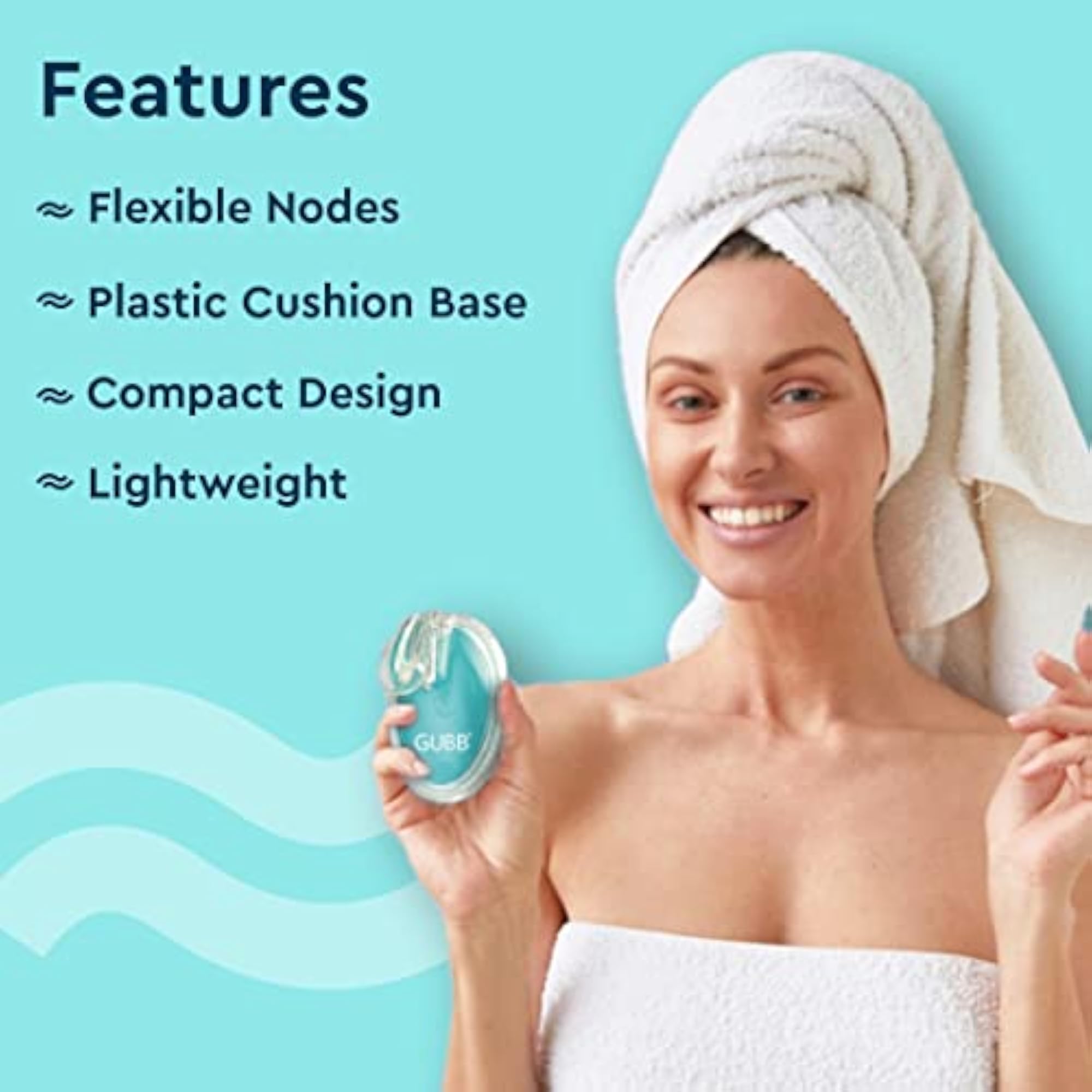 Manual Clean Care Silicone Head Body Scalp Massage Brush