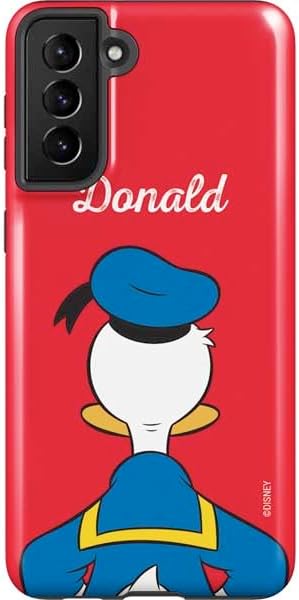 Skinit Pro Phone Case Compatible with Galaxy S21 FE - Officially Licensed Disney Friends Donald Duck Backwards Design