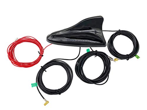 Frequenza DAB: 170 MHz - 240 MHz (banda III), 1452 MHz - 1492 MHz (banda L) | Guadagno: 20 dB ± 2 dB (banda III), 12 dB ± 2 dB (banda L) | Spina: presa SMB | Cavo: 5 m RG174.
