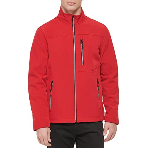 Image of GUESS Men's Softshell Long Sleeve 1 Chest Pocket Jacket