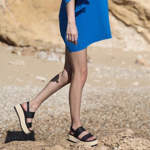 Image of Lovee Cosee Platform Water Sandals for Women Chunky Wedge Lug Sole Comfortable Waterproof Summer Walking Beach Shoes