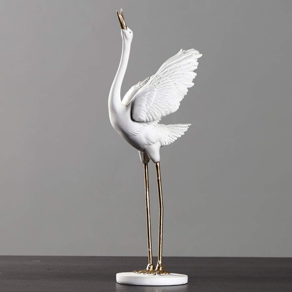 Statues de grue anti-stress pour transformer un salon vide en havre zen