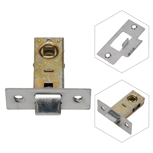Pestillo de puerta de embutir de aleación de zinc diseño tubular plano para aplicaciones internas (35 mm)