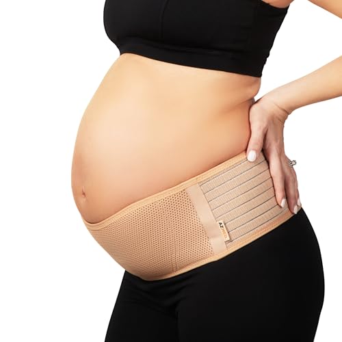 AZMED Maternity Belt Back Support - Adjustable Abdominal Binder for