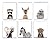 Woodland Nursery Wall Decor | Baby Room Decor Animal Nursery Pictures 8x10 | Baby Nursery Decor Cute Animal Photography Wall Prints| Set of 6 Unframed Prints for Baby Boys & Girls