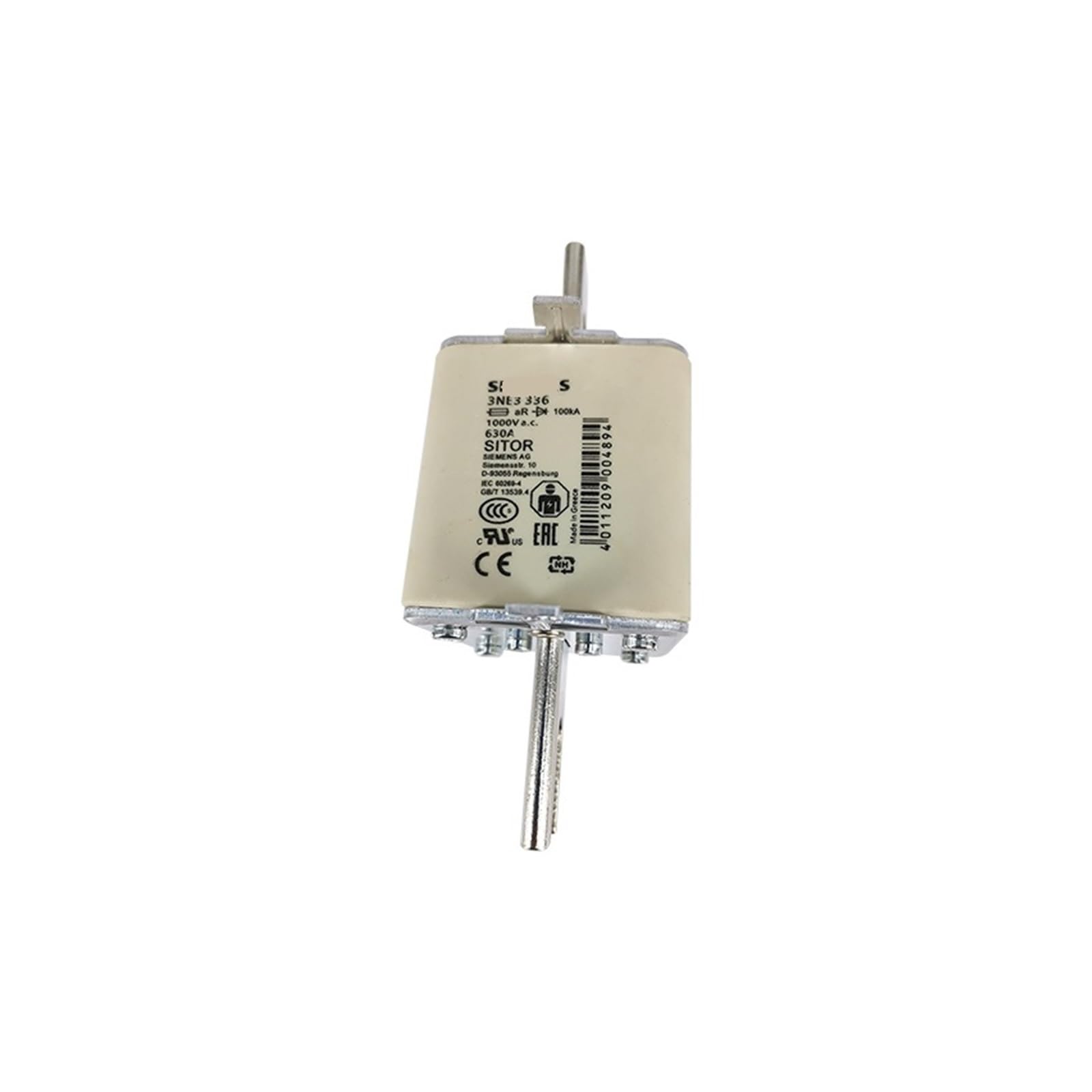 Fusible à limitation de courant rapide 3NE3336, composant électronique de protection