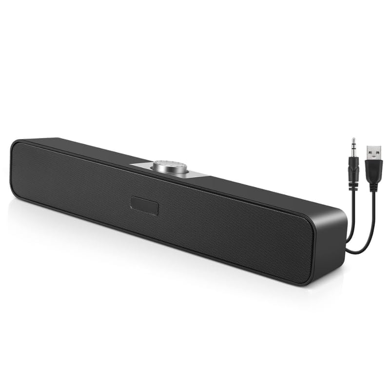 Drumstone USB Desktop Speakers with Dual 3W Drivers, Dual Bass Diaphragms, 3.5mm AUX Plug & Play Computer Speakers with Volume Control, Compact Stereo Soundbar for PC, Laptop, Desktop-image-40