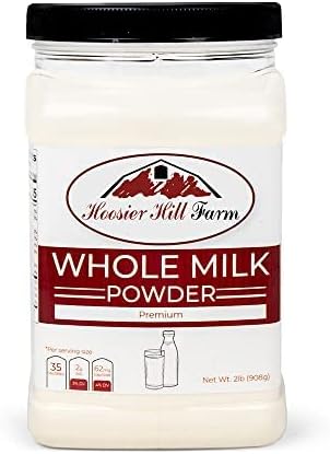 All American Whole Milk Powder by Hoosier Hill Farm, 2 LB (Pack of 1)