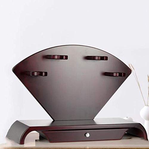 Soporte para vino con cajones y porta copas miniatura 5