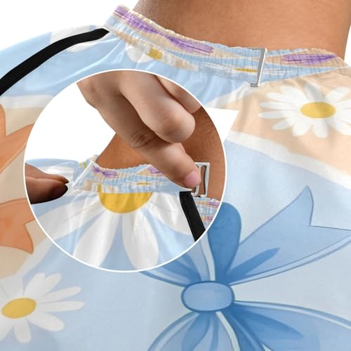 Capa para Corte de Cabello Impermeable con Lazo Floral Spring miniatura 7