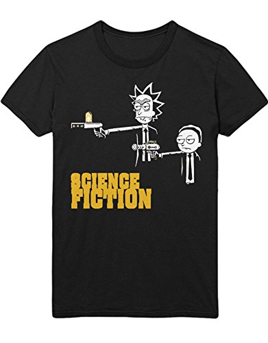 Hypeshirt T-Shirt Rick Science Fiction C000051 Noir XXL