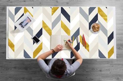 Tapis de souris 120x60 cm en vinyle PVC coloré pour bureau