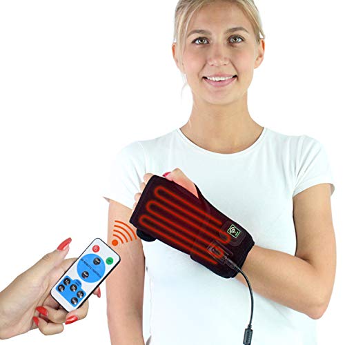 CREATRILL Hand Heating Pad Heated Wrist Wraps With Remote Control, Auto Shut Off