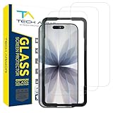 Tech Armor for iPhone 17 Screen Protector Glass 6.3 inch - Ballistic Tempered, Case Friendly, Sensor Protection, HD, 9H Hardness, 3 Pack