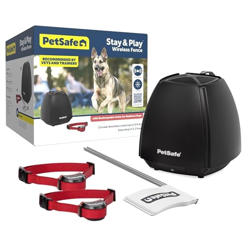 PetSafe Stay & Play 2-Dog Wireless Fence for Stubborn Dogs - America's Safest Wireless Pet...