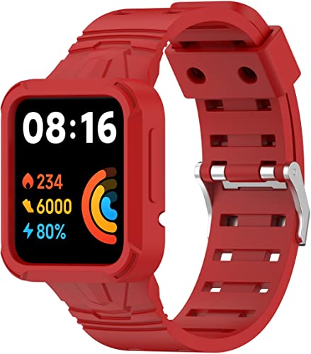 Chainfo Bracelet de Montre compatible avec Xiaomi MI Watch lite 2 / Redmi Watch 2, Bracelet respirable de montre-bracelet de silicone (Pattern 7) Cover