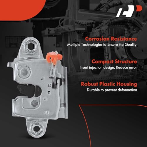 Image of A-Premium Trunk Latch Compatible with Toyota Tundra 2007-2021, Rear Tailgate Right Passenger Side Door Lock Latch Actuator