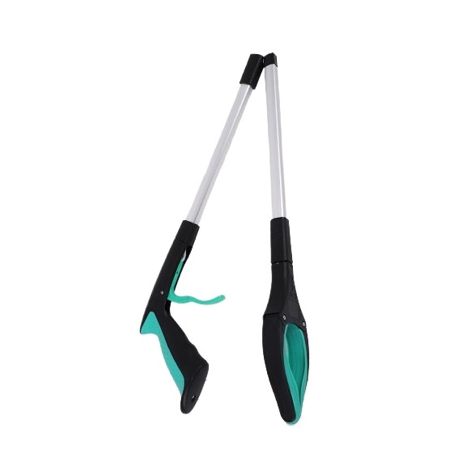 Pinza para Palos Herramienta De Alcance De Agarre, Herramienta De Recogida De Alcance, Agarradores De Pinza Plegables, Recolectores De Basura Pinzas Extensibles para Viejos(Grün)