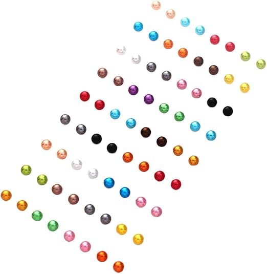 36 Pairs Imitation Pearl Earrings Round Ball Ear Studs Colorful Faux Mixed Sizes Stud Earrings Set for Women Classic Bohemian Turquoise Oval Jewelry Gifts