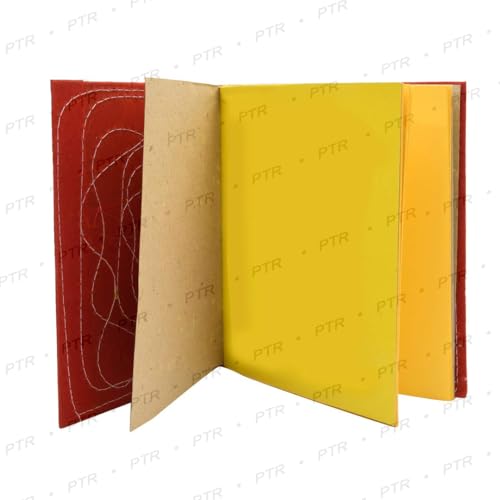 PTR Handmade/bahi khata Book/manifest diary Traditional Notebook with Yellow Pages - Image 4
