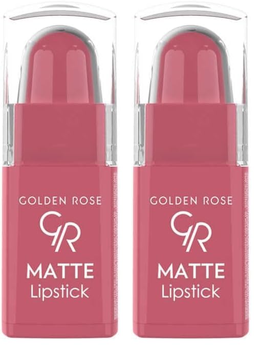 Golden Rose Matte Lipstick (Mini) No:07 - Ruj 2li paket