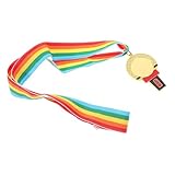 ibasenice Medaille Goldfolie Cartoon Mikrofon Robuste Auszeichnung für Gesangswettbewerb Sportveranstaltung und Partypreis Belohnungsspielzeug für Jungen und Mädchen