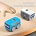 Wtujil Magic Follows Line Car, Super Mini Cars Magic Line with 4 Interactive Functions, Inductive Magic Mini Rc Bus Follows The Line, Educational STEAM Vehicle Toy for Ages 5-8 Kids (White)