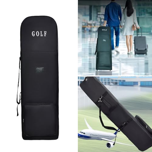 Sac de voyage de golf avec fermeture éclair souple et transport pliable