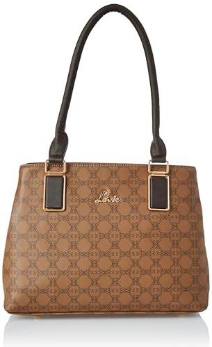 Image of Lavie Women's Zabby 2C Monoprint Satchel Bag for Women | Satchel Handbag for Work | Ladies purse | Stylish Shoulder Bag | Gift For Ladies