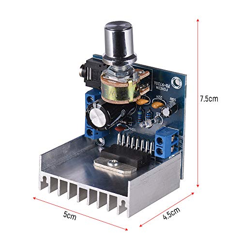 KKmoon Módulo Amplificador de Áudio Estéreo 2.0 15 W + 15 W Dual-channel Mini Amplificador Board Amp