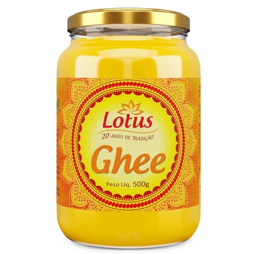 Manteiga Clarificada Lotus Ghee 500g Sem Lactose