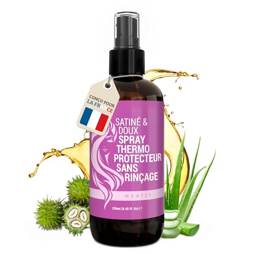 Neatly® Spray Thermoprotecteur Cheveux à la Kératine 230°C -250ml- Sans Rinçage - Protecteur...