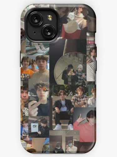 Triplets Cute Collage Sturniolo Phone Case Only Compatible with iPhone 15 White