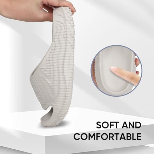 Men's and Women's EVA Slides - Cloud Slides Slippers, Arch-Supporting,Perfect Summer Sandals for Walking, Shower, and More3